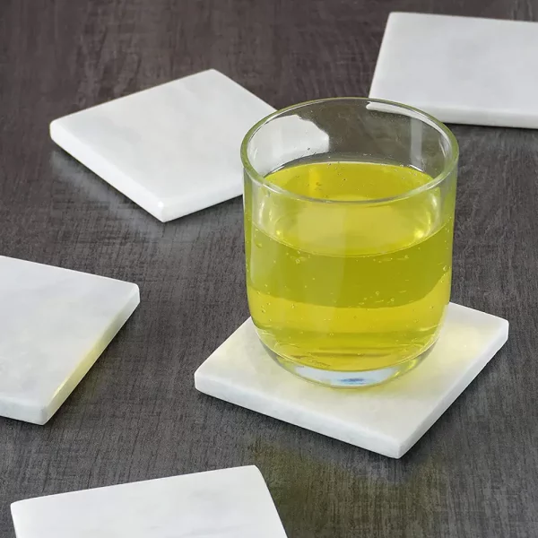 Handmade Marble Coaster Plates