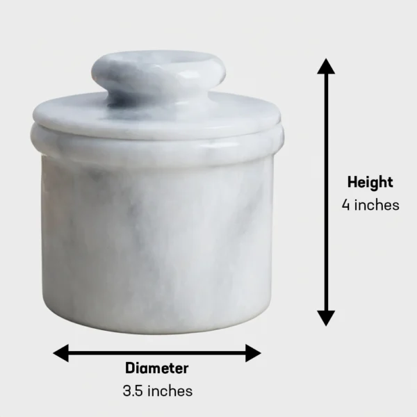 Marble Butter Keeper