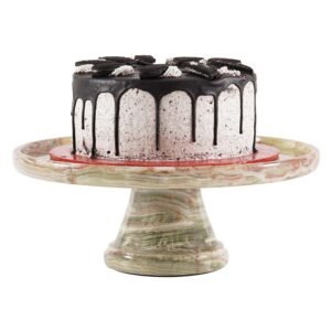 Handmade Cake Stand Natural Marble Cake Holder