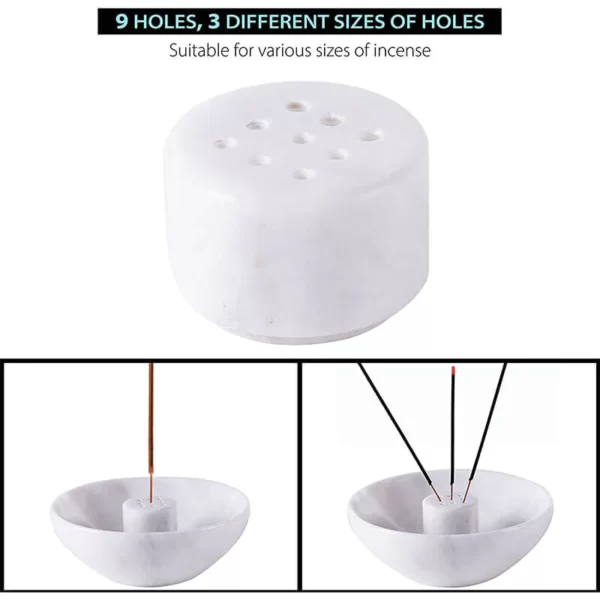 Natural Marble Incense Holder