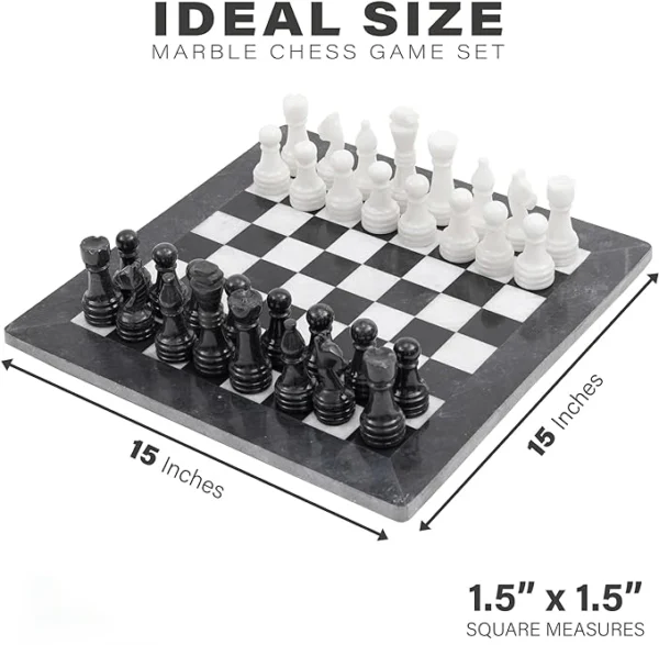 Marble Chess Sets 15 Inches