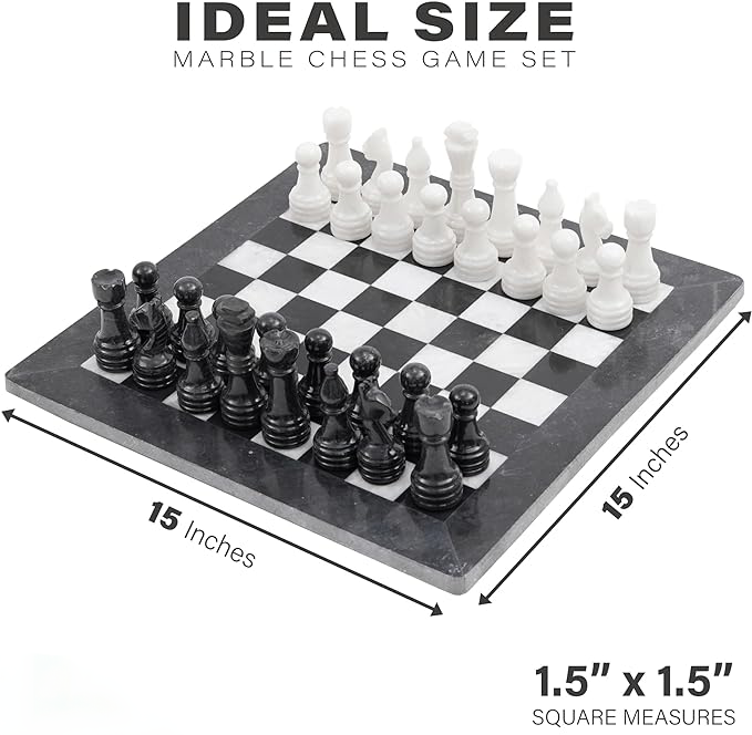 Marble Chess Sets 15 Inches