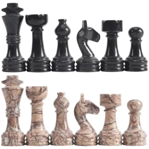 Marinara and Black Premium Quality Chess Figures