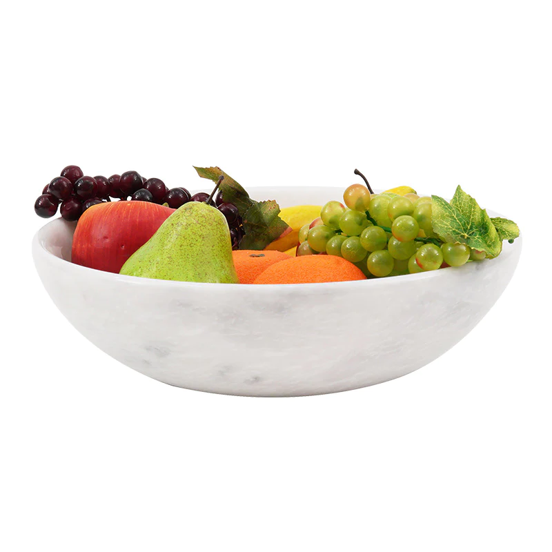 Natural Marble Fruit Bowl